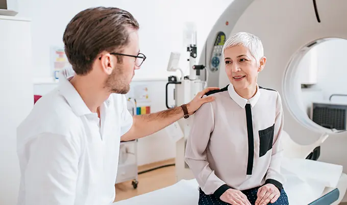 Receiving a diagnosis for chronic microvascular ischemic disease